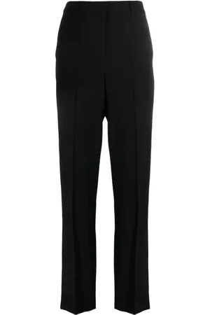 Emporio Armani Bukser i crepe med lige ben