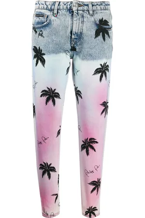 Philipp Plein Boyfriend-jeans med tryk