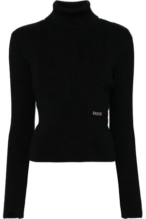 Patou Ribbet sweater med rullekrave