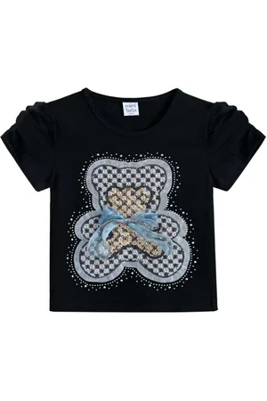 Mimi Tutu T-shirt med bjørneapplikation