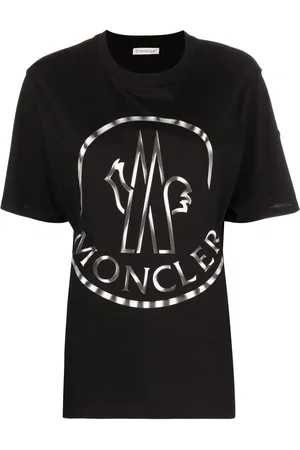 Moncler Kortærmet T-shirt med logotryk