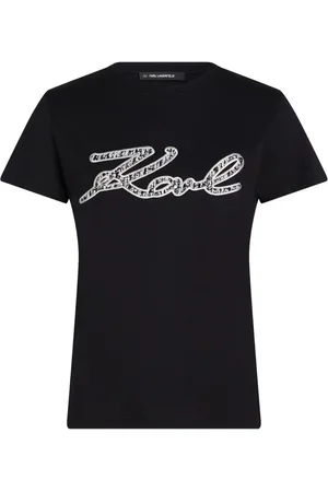 Karl Lagerfeld T-shirt i bouclé