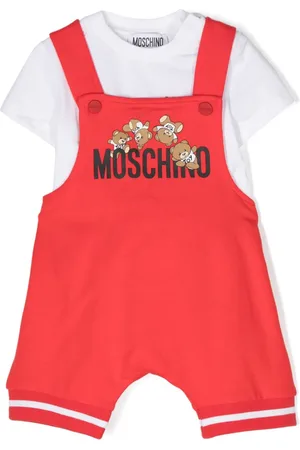 Moschino Buksedragt med logotryk (sæt med to)