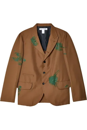 Comme des Garçons Enkeltradet blazer med malingssprøjt