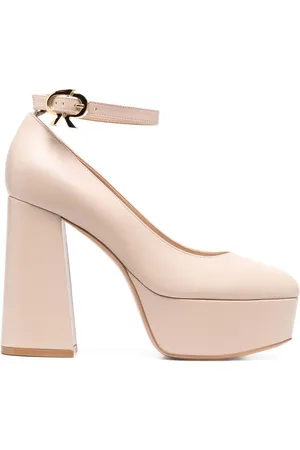 Gianvito Rossi Vernice 70mm pumps med plateausål