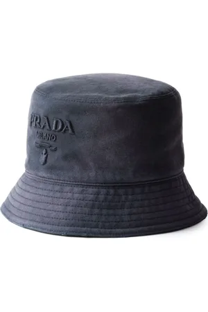 Prada Bøllehat med broderet logo