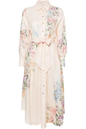ZIMMERMANN Halliday skjortekjole med blomstret tryk