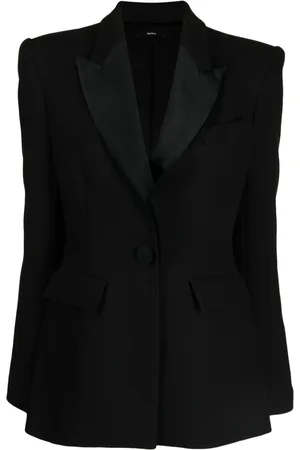 ALEX PERRY Blazer med skulderpuder og hakrevers