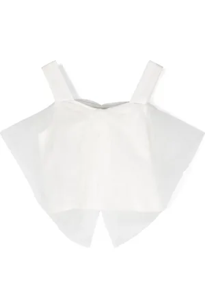 Patrizia Pepe Girl Cropped top i tyl med knude