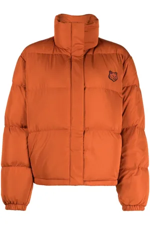 Maison Kitsuné Jakke med broderet logo og høj hals