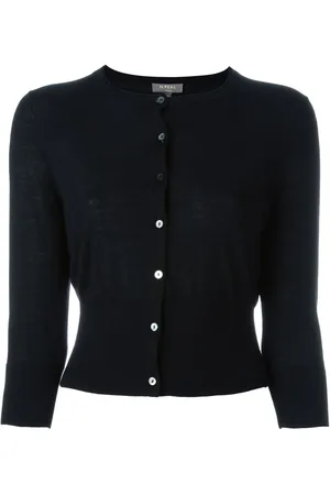 N.PEAL Super finstrikket cropped kashmircardigan