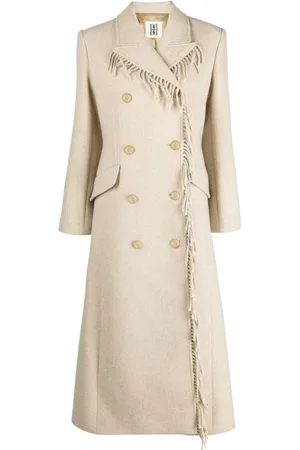 By Malene Birger Lang Gardenia frakke med frynser