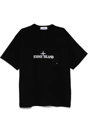 Stone Island T-shirt med kompas-print