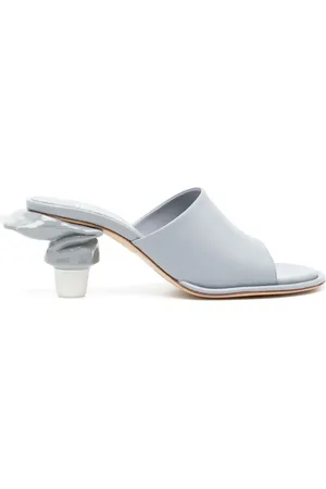 Maison Mihara Yasuhiro Toothpaste 65mm mules i læder