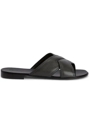 Giuseppe Zanotti Flavio lædersandaler med krydsende remme