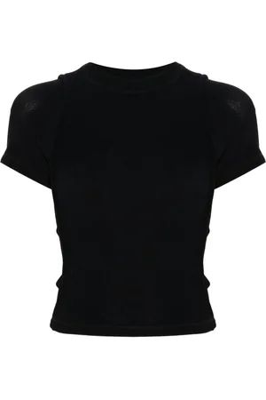 OTTOLINGER Tekstureret T-shirt med logotryk