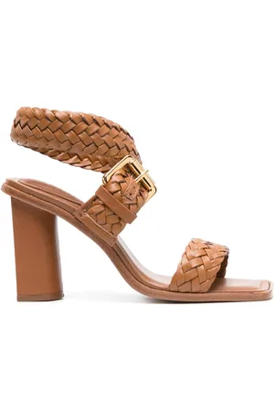 Schutz Flettede 95mm lædersandaler