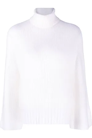Emporio Armani Ribstrikket trøje med rullekrave