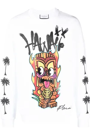 Philipp Plein Sweatshirt med blomstertryk
