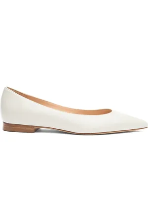 Scarosso Iris ballerina-pumps i læder med spids snude