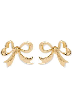 Nina Ricci Bow øreringe med poleret finish