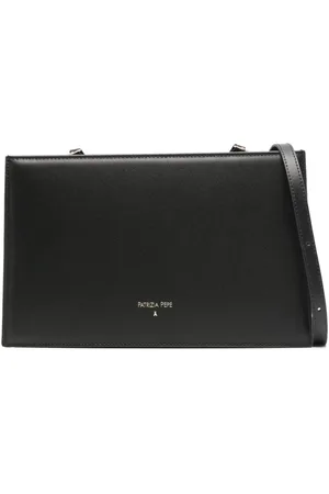 Patrizia Pepe Crossbody-taske med logostempel