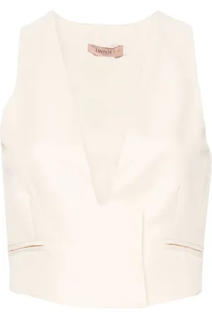 Twin-Set Vest med poset tekstur