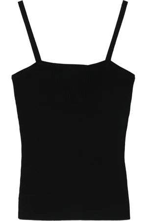 Rohe Ribstrikket tanktop med firkantet halsudskæring