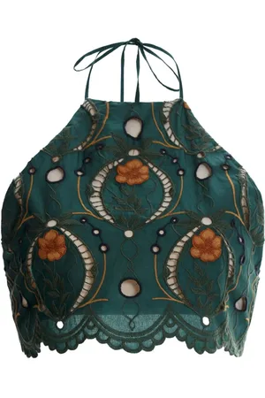 Agua by Agua Bendita Carlota tanktop med broderet design