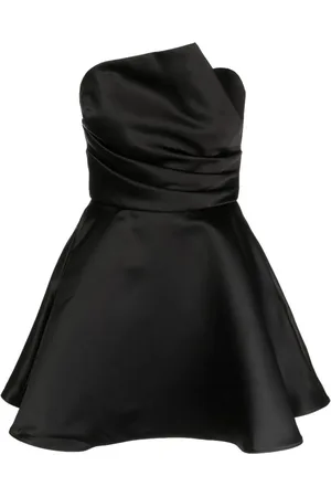 Amsale Kort draperet asymmetrisk bodice-kjole