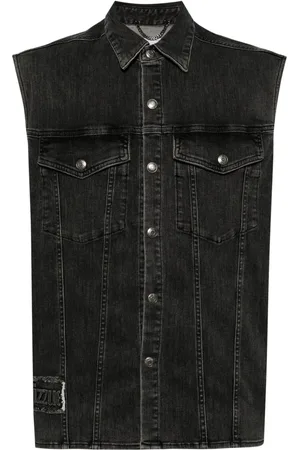 Izzue Tekstpræget denimvest