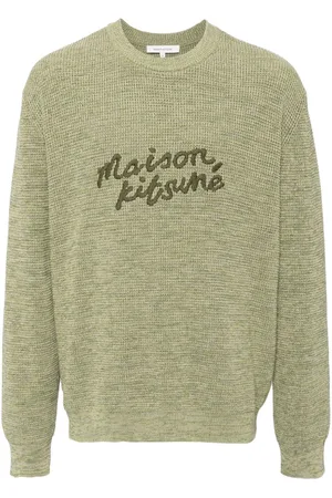Maison Kitsuné Trøje med broderet logo