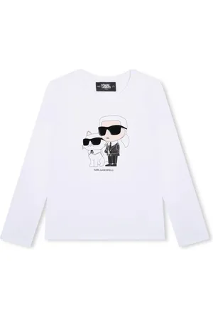 Karl Lagerfeld Langærmet Ikon Karl T-shirt