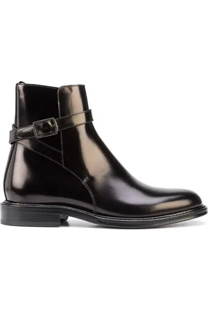 Saint Laurent Militær-ankelstøvler