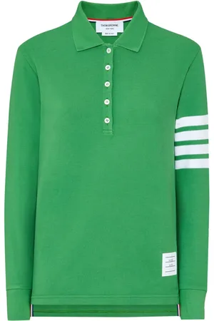 Thom Browne Langærmet 4-Bar polo