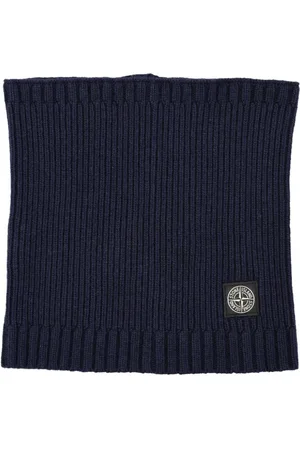 Stone Island Tørklæde i strik med logomærke