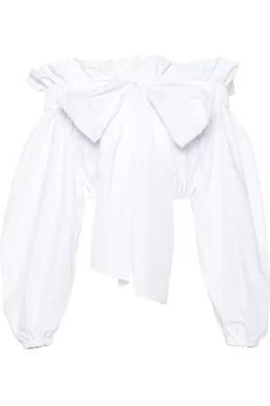 Patou Cropped top med sløjfedetalje