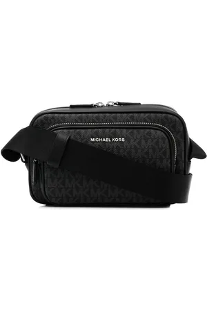 Michael Kors Hudson messenger-taske med logotryk
