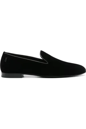 Saint Laurent Loafers med logoapplikation