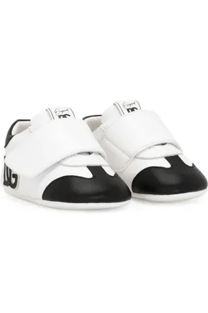 Dolce & Gabbana Sneakers med logotryk og burrelukning