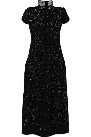 Atu Body Couture Lang kjole i blomstret mesh