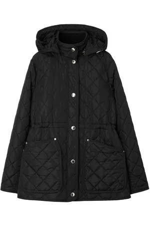 Burberry Quiltet dynejakke med aftagelig hætte