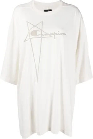 Rick Owens T-shirt med broderet logo