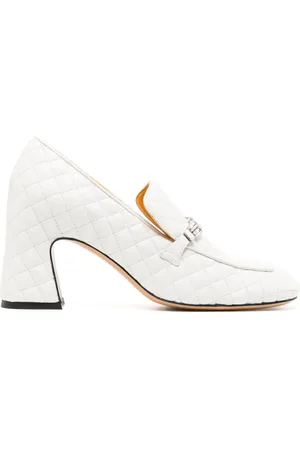 Madison.Maison 64mm quiltede pumps i læder