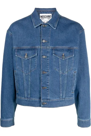 Moschino Denimjakke med broderet logo
