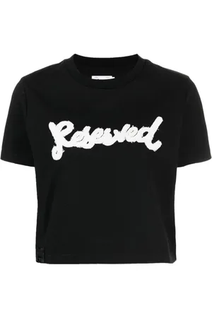 Izzue T-shirt med slogan-broderi