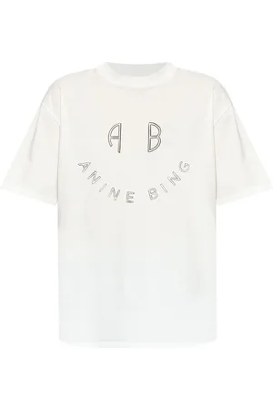 ANINE BING T-shirt med logotryk