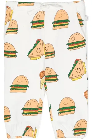 Stella McCartney Joggingbukser med grafisk tryk