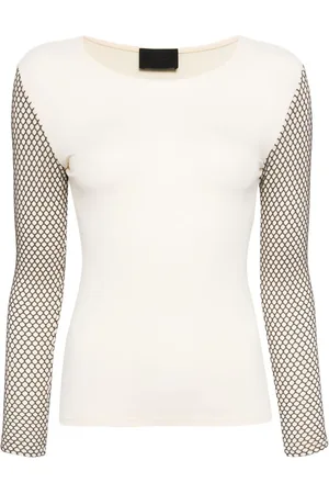 Puppets and Puppets Mannequin top med mesh-udsmykning