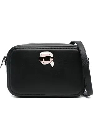 Karl Lagerfeld Ikon Pin kamerataske i læder
